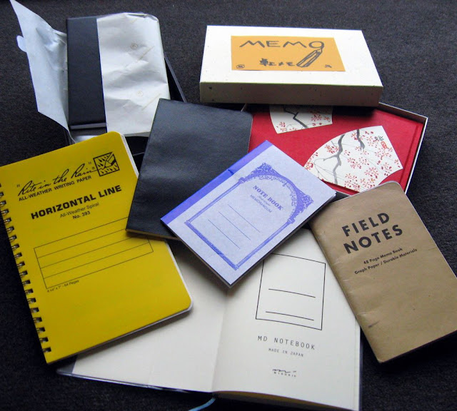 selection of notebooks