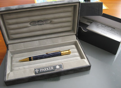Parker Duofold Centennial pencil presentation case