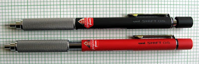 Comparison of Uni Shift Mechanical Pencil