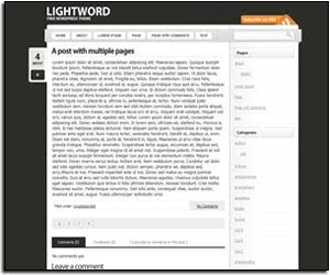 LightWord-Wordpress Theme