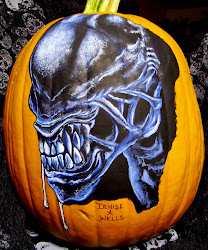 pumpkin scary halloween carving cool painting alien paint fresh wednesday movies