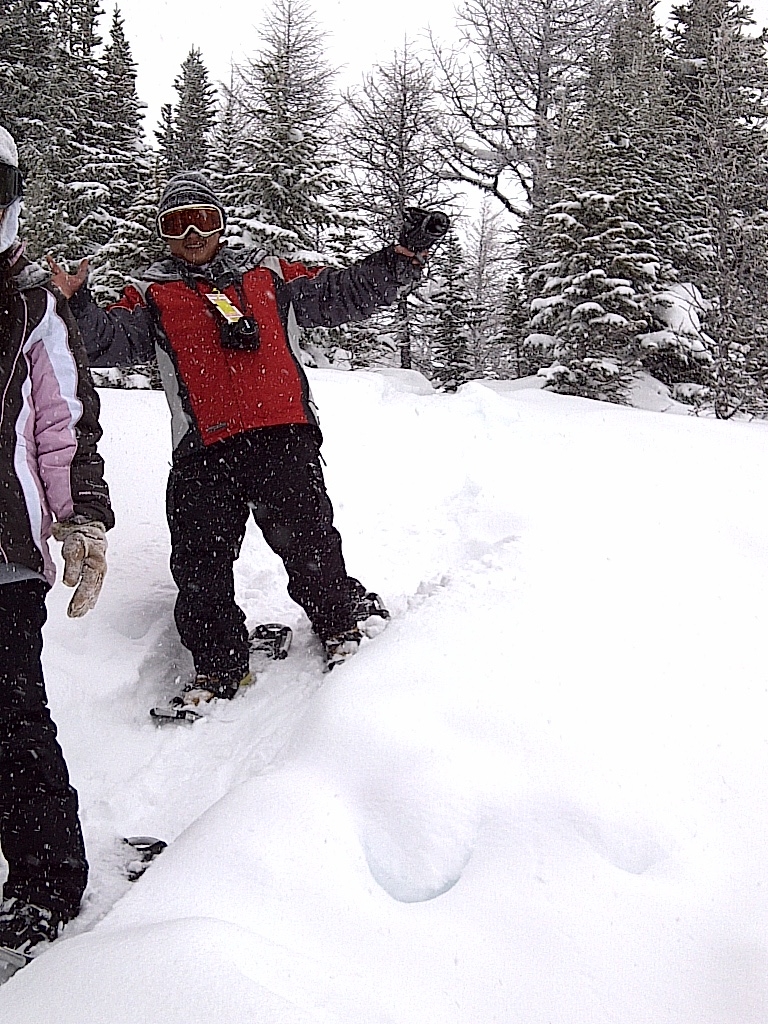 Snowshoeing on Top of the World, Banff, Alberta December 9 Snowshoeing