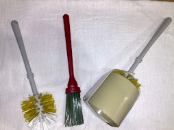 Vassoura pra vaso sem pote, simples e com pote