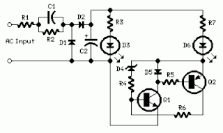 Notes: AC powered LED circuits