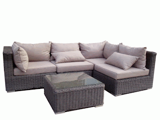 featureDECO - Rattan Garden Furniture: Santa Maria Rattan sofa set