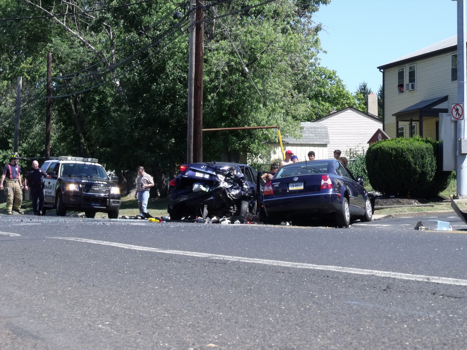 Car Accident at Van Horn and Jacksonville in Warminster