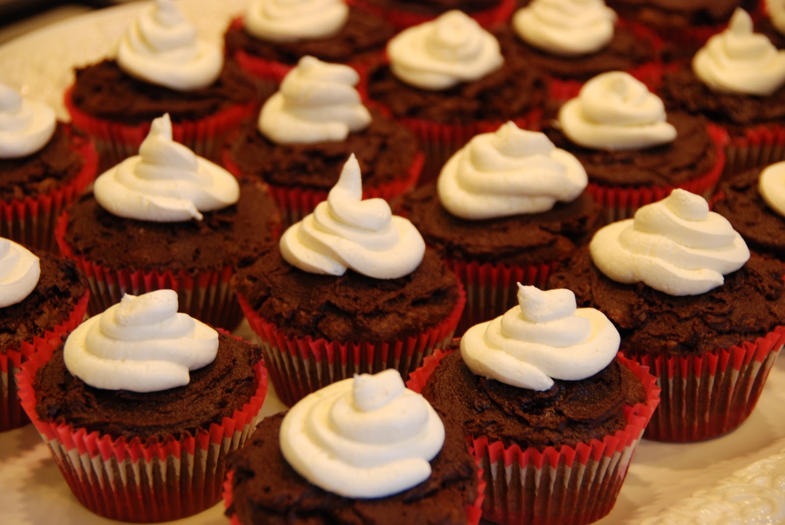 Creme Filled Jumbo Cupcakes {MSC}