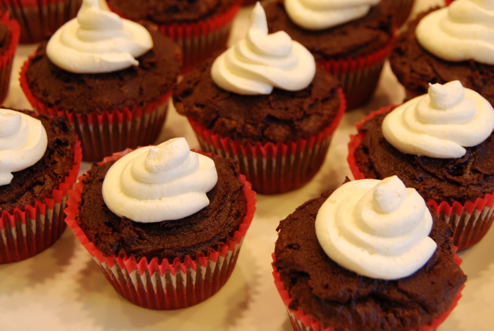 Creme Filled Jumbo Cupcakes {MSC}