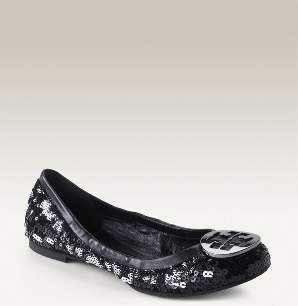 tory burch sequin flats