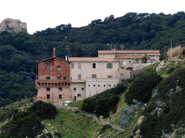 Gorgona island seen from a ferry