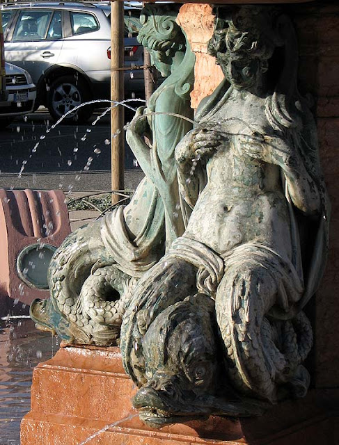Neptune and the Nereids, fountain, Livorno