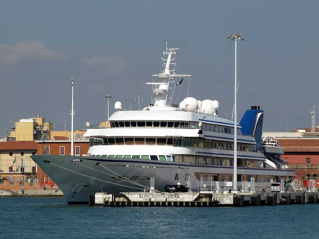 Prince Abdulaziz, Saudi Royal family yacht, port of Livorno