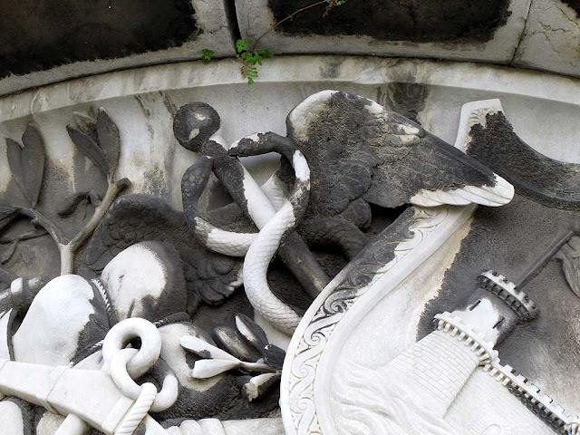 Caduceus and Livorno coat of arms