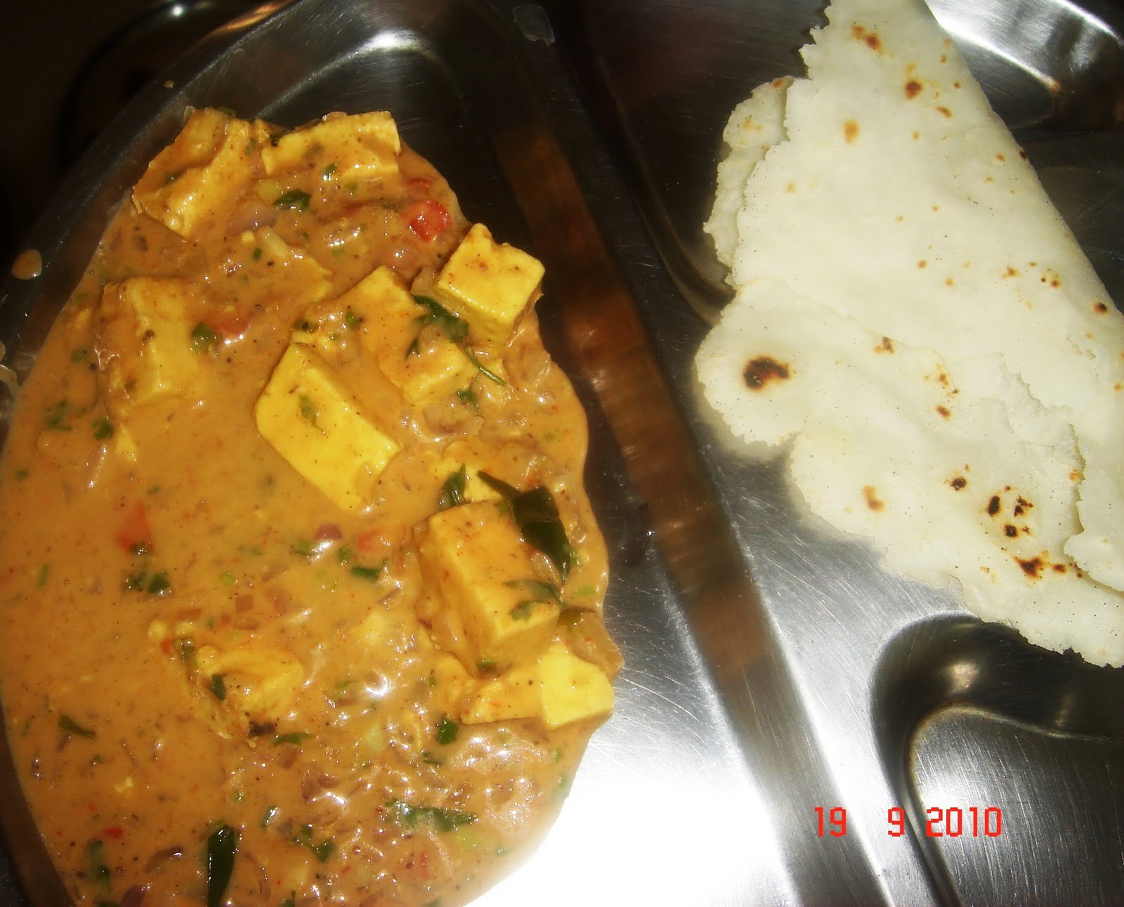 BON APPETIT Nadan Paneer Curry with Pathiri
