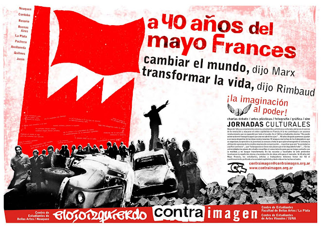 Afiche Nacional de las Jornadas Culturales a 40 años del Mayo Frances