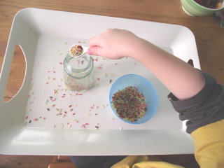 Two Little Seeds: Rainbow Rice #2 : Mandalas & Sensory Activities