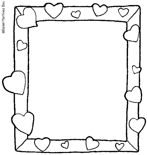 40+ Coloring Pages Of Picture Frames PNG