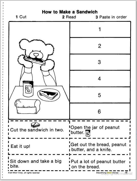 Sequence Cut And Paste Free Printables