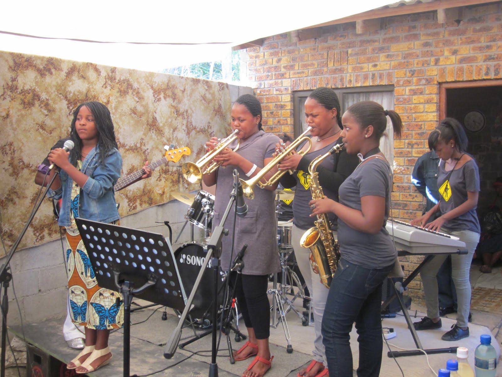 Harps at Ntonga Music School in Gugulethu, Cape Town, South Africa