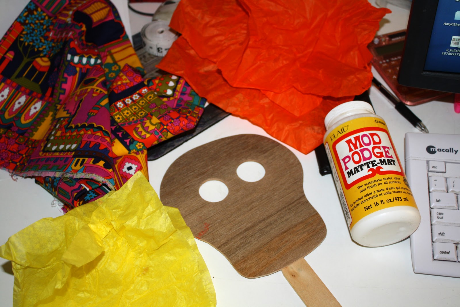 ModistaModesta: Day of the Dead Wood Mask