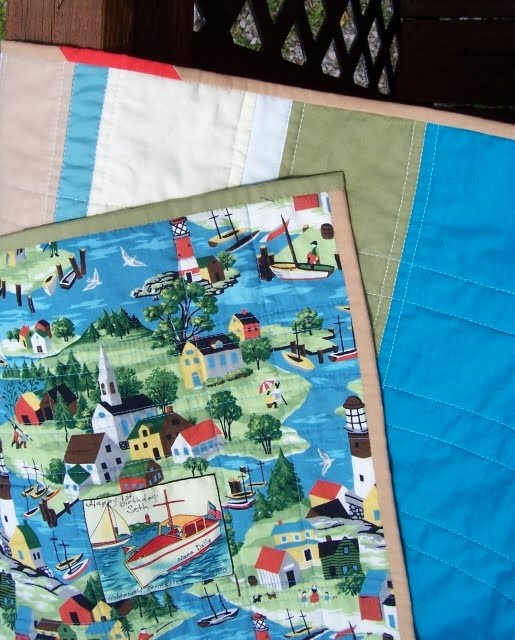 Dolly's Home ♫ Blogger's Quilt Festival entry"Sea