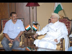 Meeting with Ex governer Andhra Shri ND Tewariji