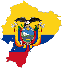 Ecuadorian map/flag
