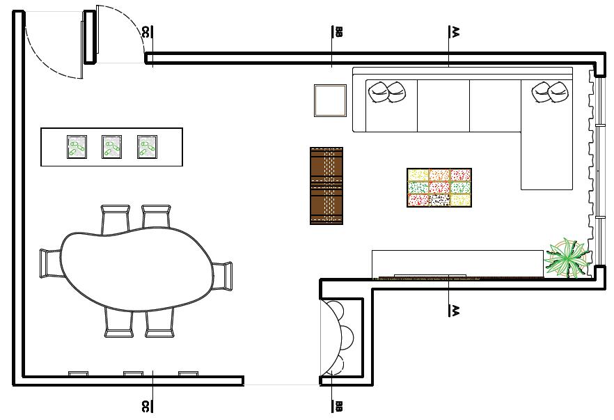 arquitetura urbanismo Sala de estar