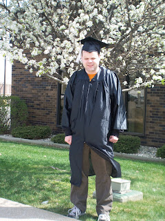 JJ in cap and gown