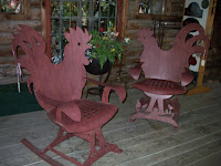 chicken chairs at Patti's