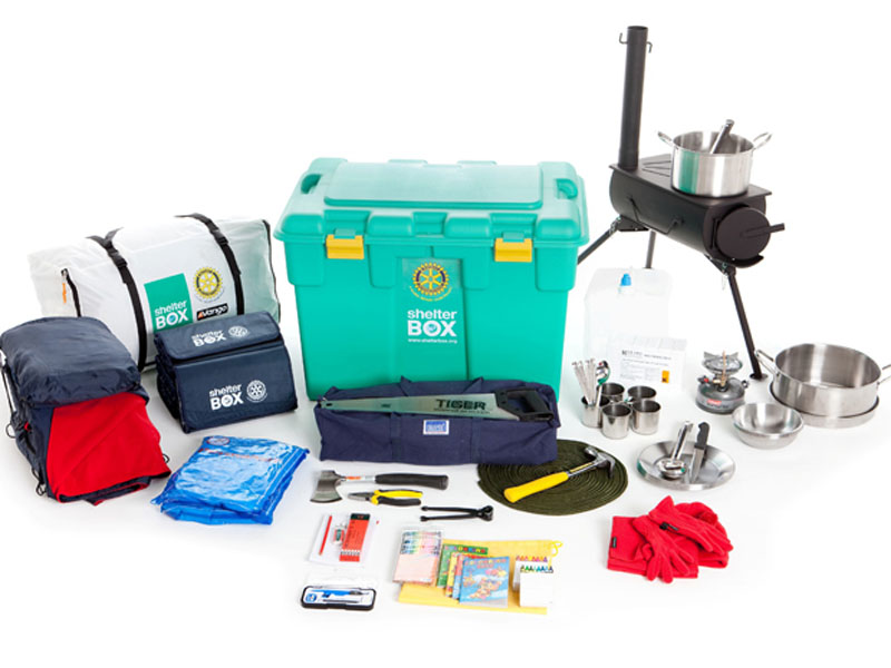 ROTARY MARECHAL Rotary Marechal doa “ShelterBox” para vítimas da