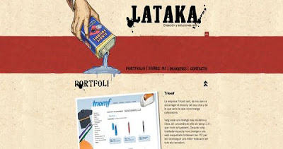 ejemplos de diseño web con ilustraciones