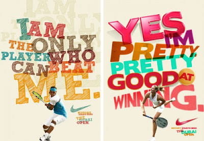 publicidad con tipografia