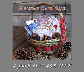 Holiday Greeting Card 4 Pack Sale