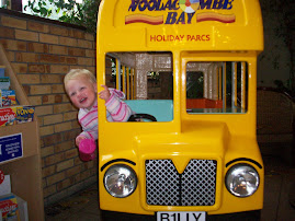 Bernie driving a bus