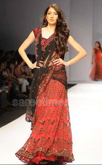 new model half saree