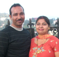 Younger sister Jyoti with her husband Sunilji