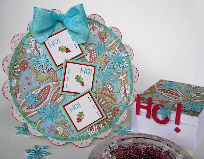 Mel Stampz: Hero Arts Christmas Card & 3x3 gift box set