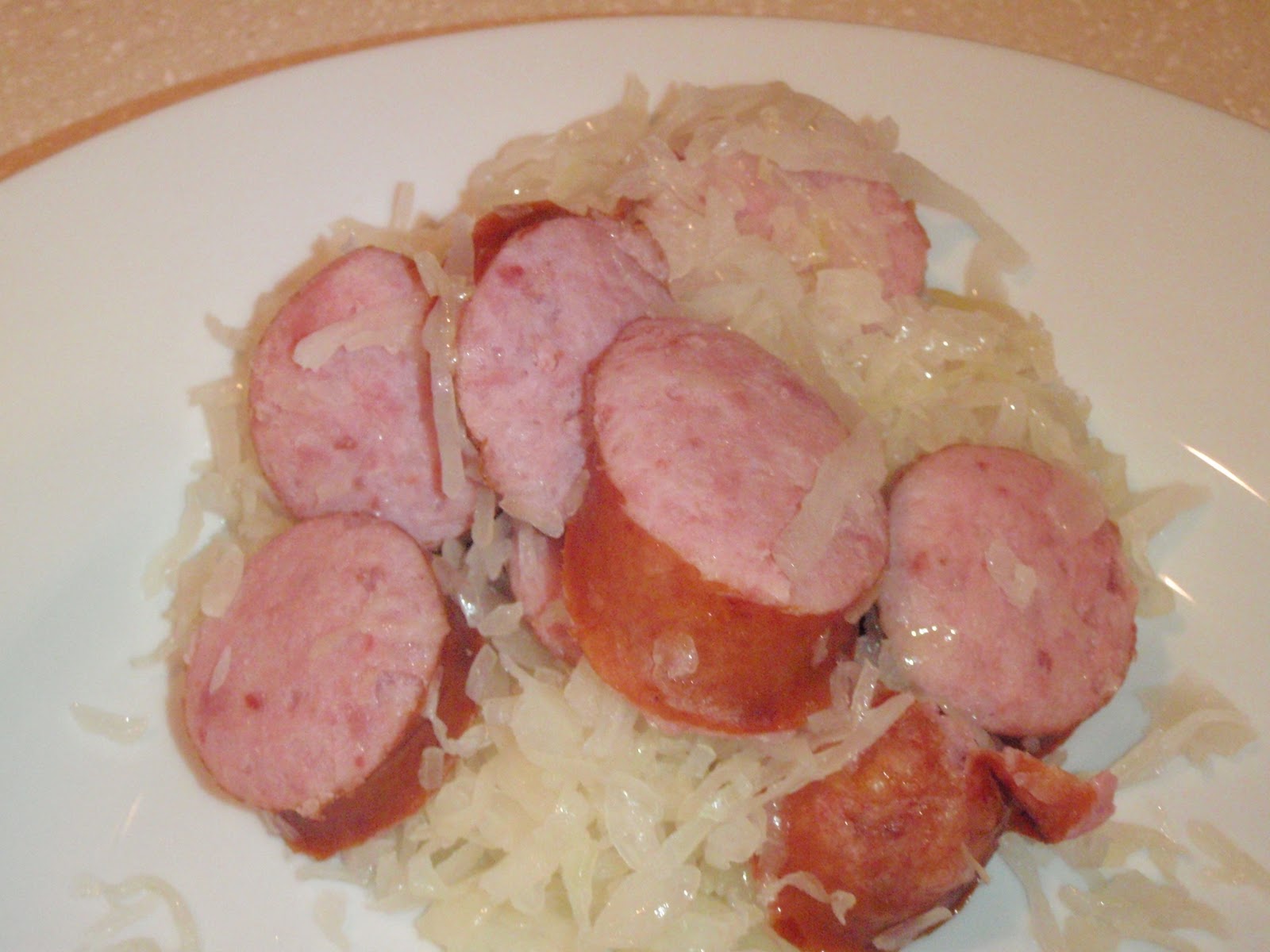 The Dinner Drama.... Kielbasa & Sauerkraut (Stove or crockpot)