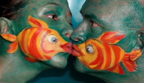 human and fish making love pictures