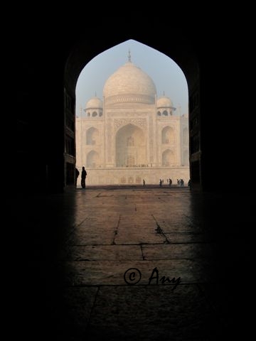 Amanecer en el Taj Mahal