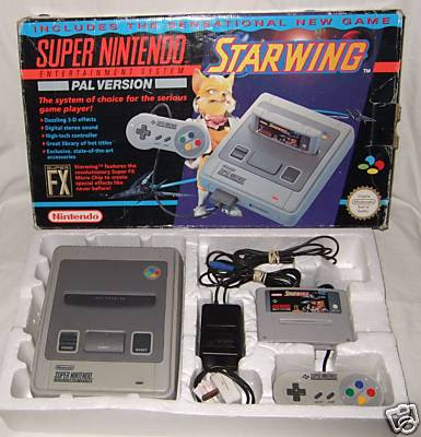 SNES Super Nintendo Starwing Edition