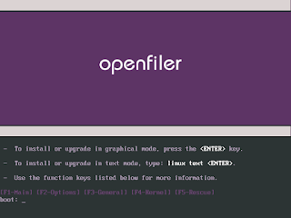 Open filer installation