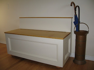 Custom Handcrafted Storage Bench / Church Style, Westchester, NY