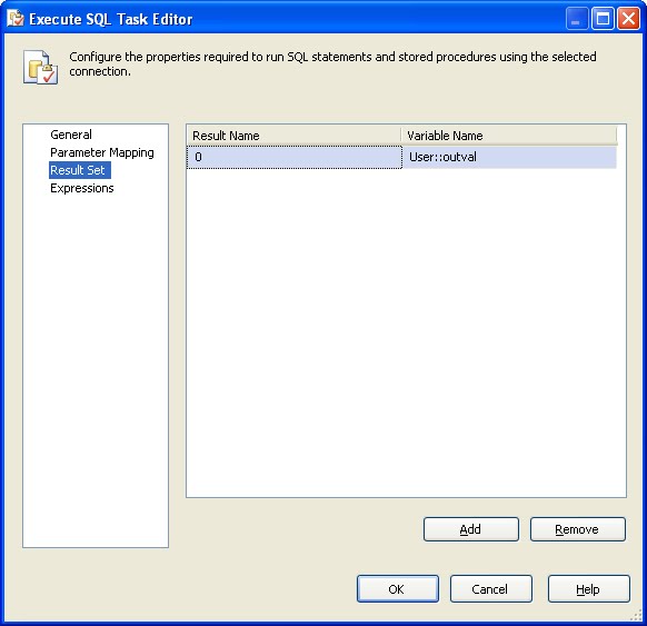 SSIS Operations: How to execute stored procedure in sql server using ... image.