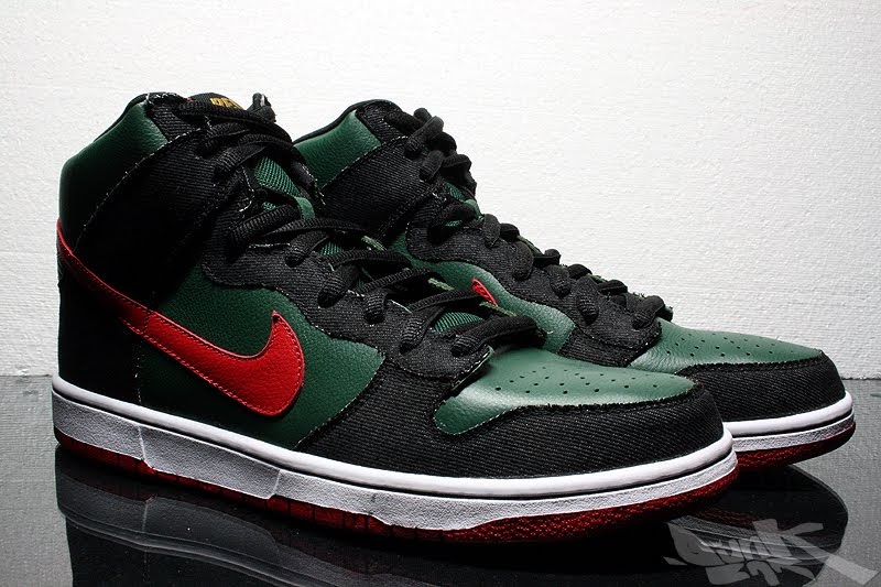 nike dunk sb high resn gucci