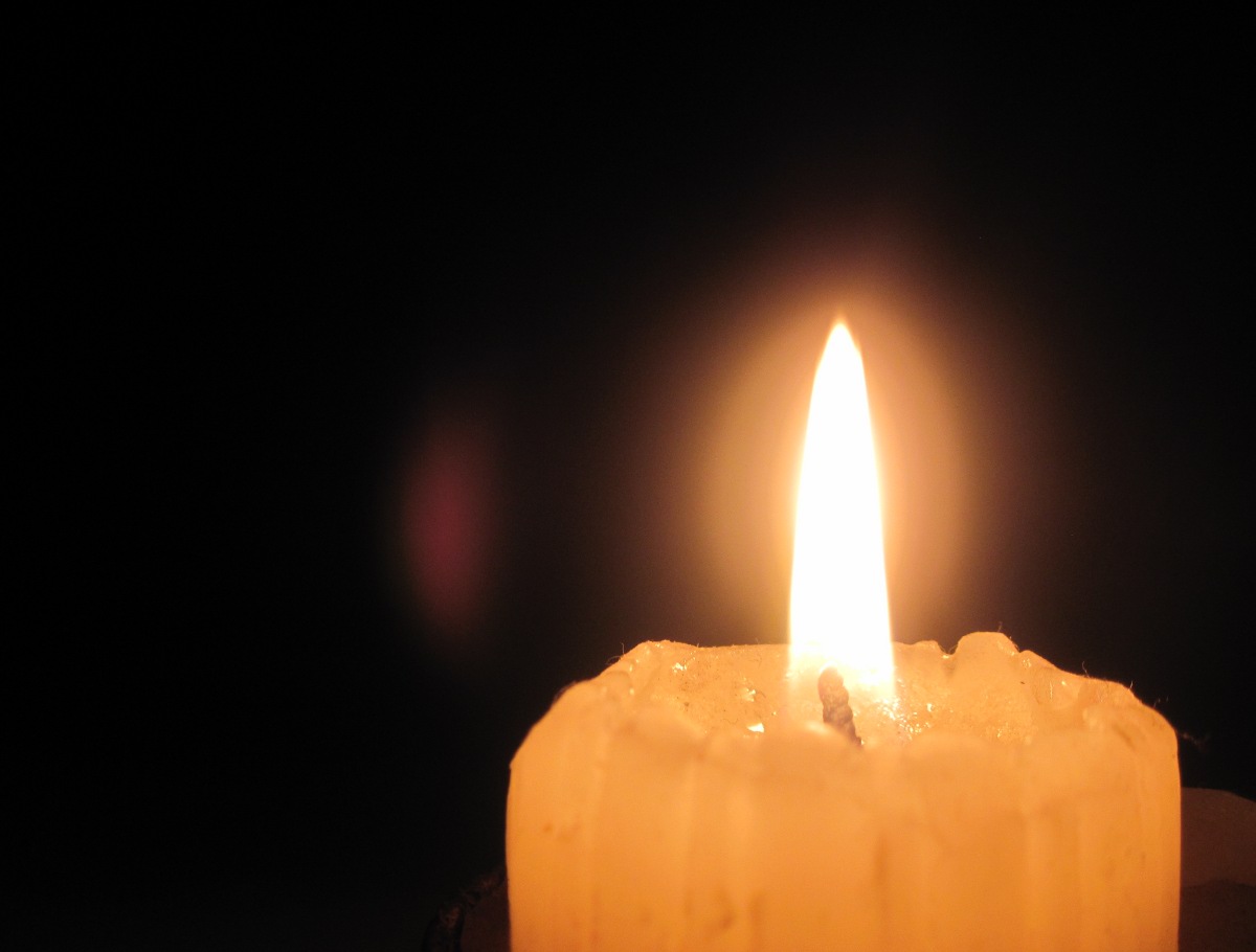 Mike Pua's Blog Lit Candle at My Apartment