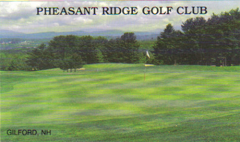 Gone Golf'in or Gone Photograph'in: New Hampshire Scorecards (Pheasant ...
