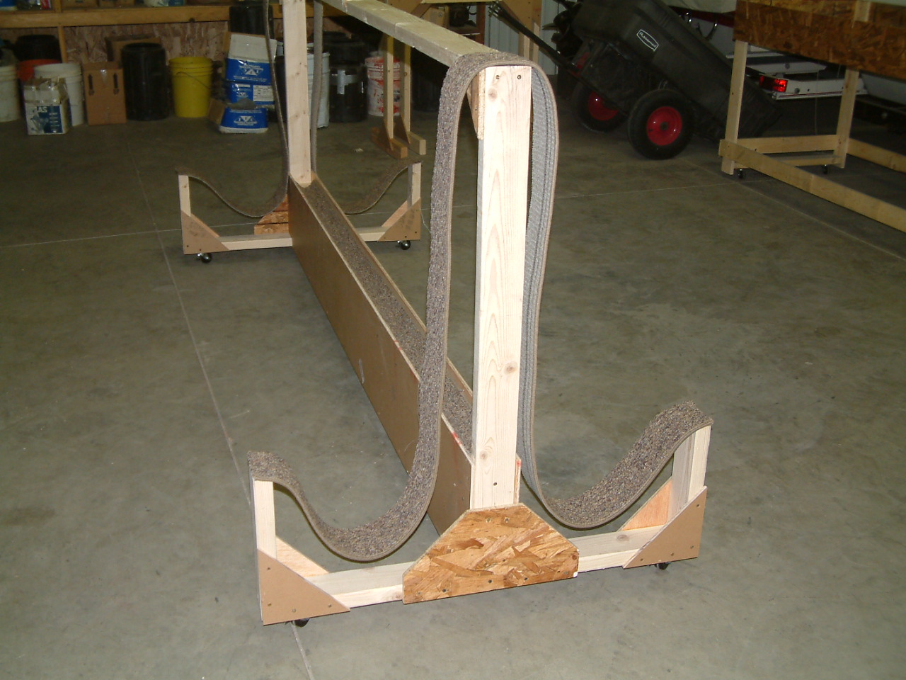 RV12 Builder in Sandy, UT Wing Storage Rack and Horses