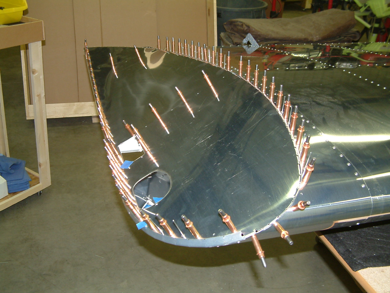 RV-12 Builder in Sandy, UT: Left Wing Tip and Wing Walk Doubler